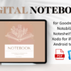 Nude Digital Notebook with Hyperlinked
