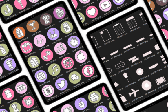 Undated Digital Planner for Ipad, GoodNotes - Image 3