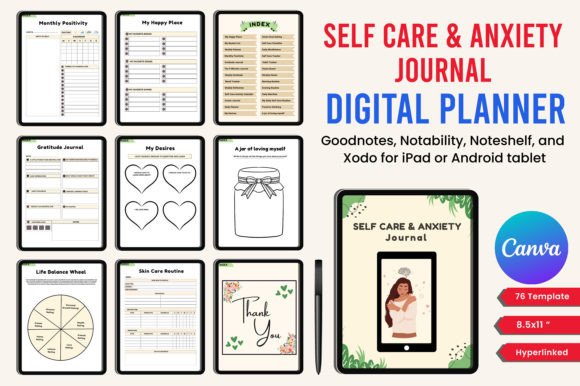 Hyperlinked Digital Planner Bundle - Image 6