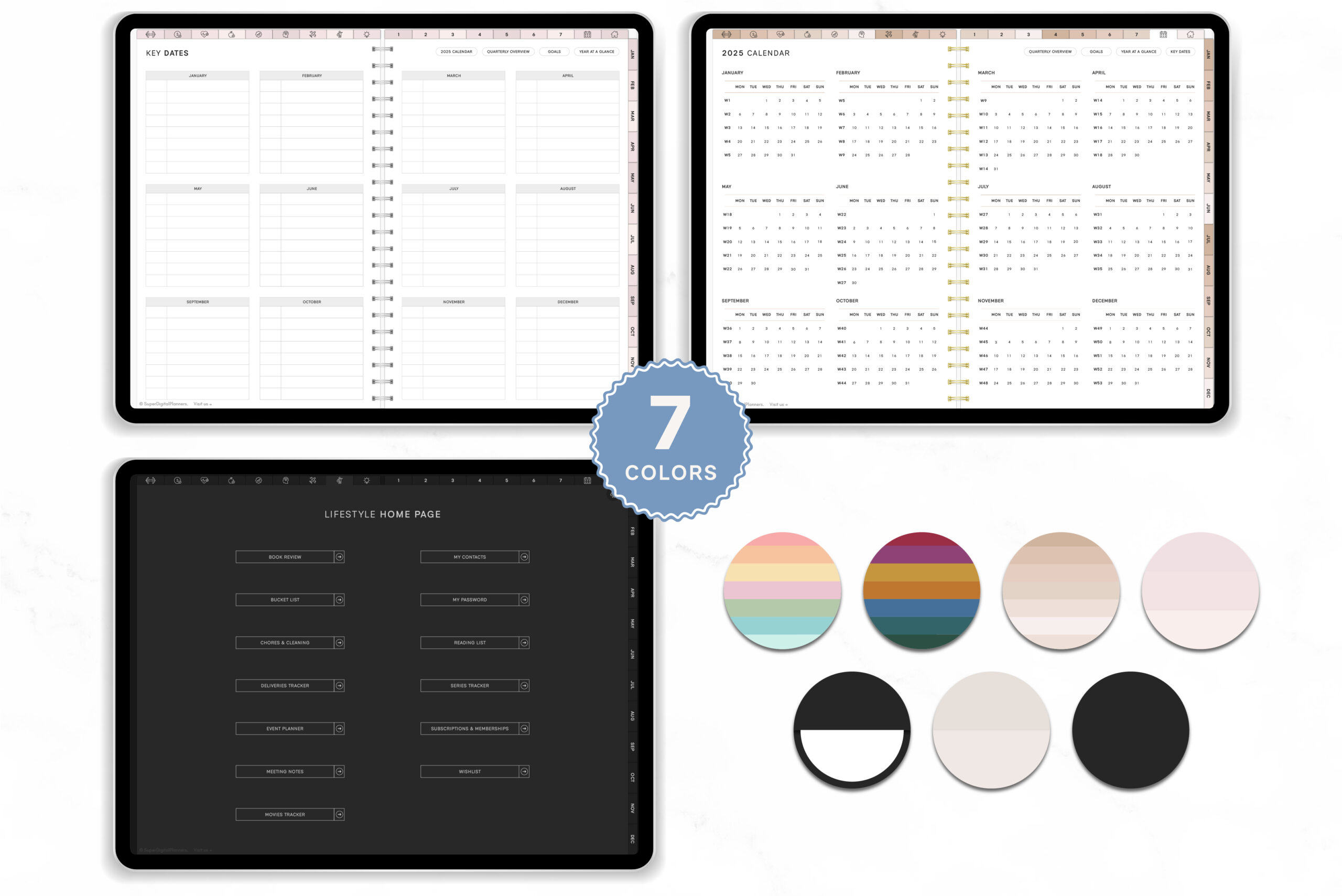 2025 Bundle Digital Planner, Goodnotes Planner - Image 3