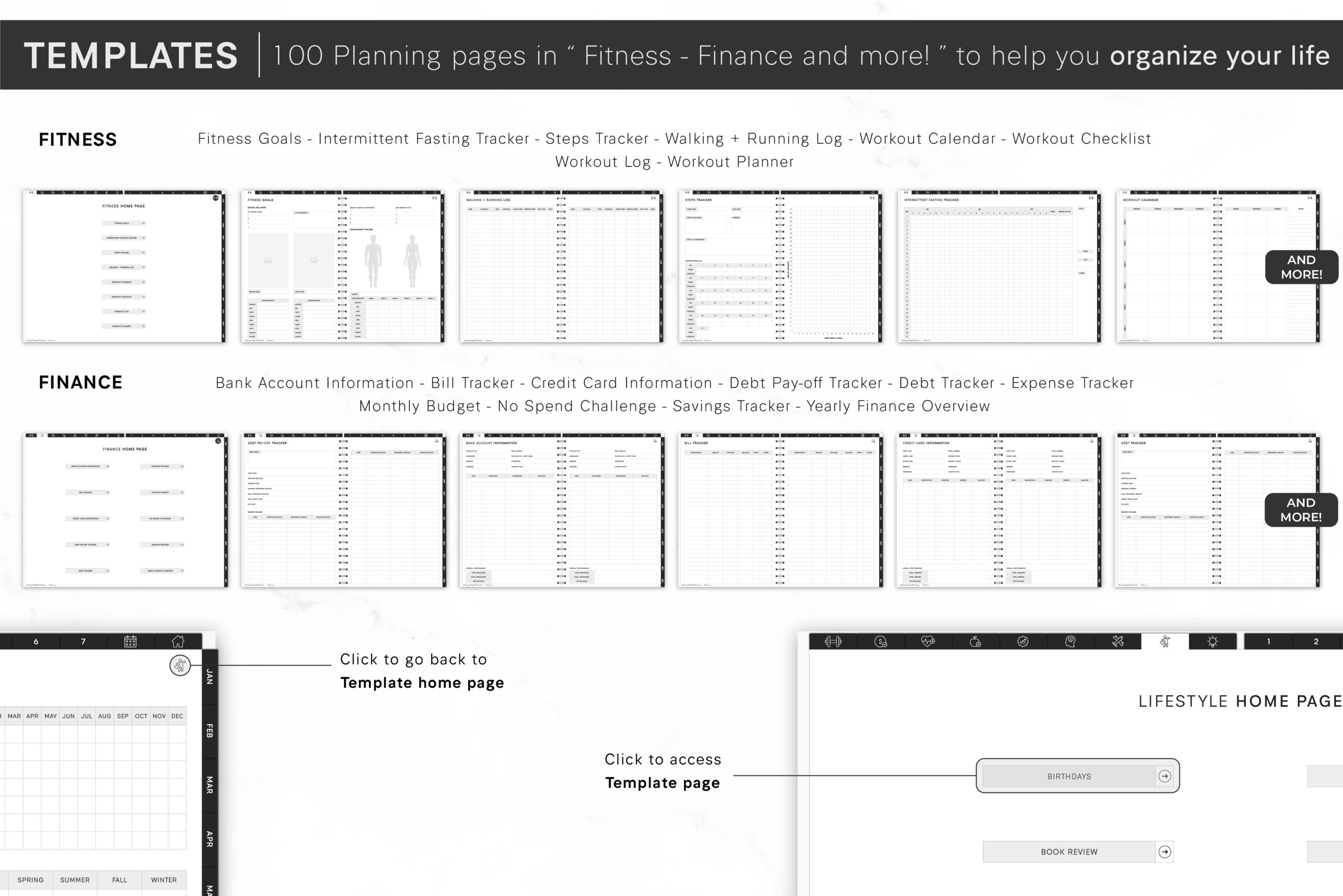 2025 Bundle Digital Planner, Goodnotes Planner - Image 8