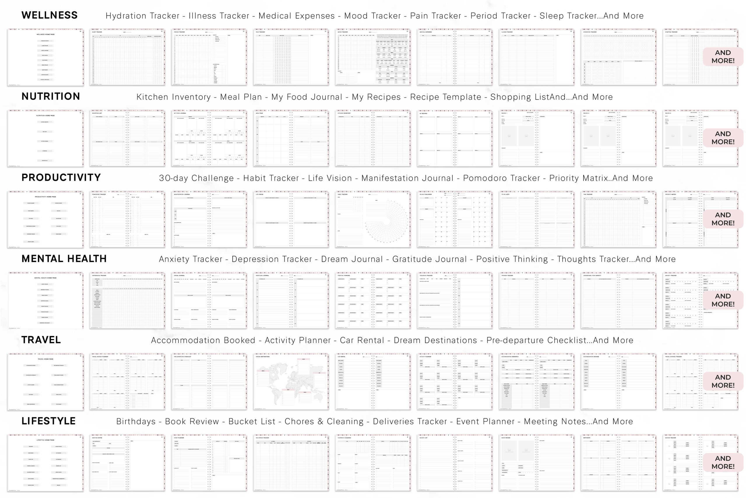 2025 Bundle Digital Planner, Goodnotes Planner - Image 9