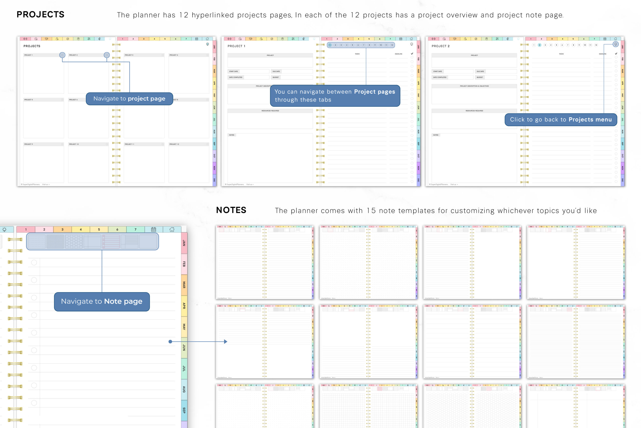 2025 Bundle Digital Planner, Goodnotes Planner - Image 10