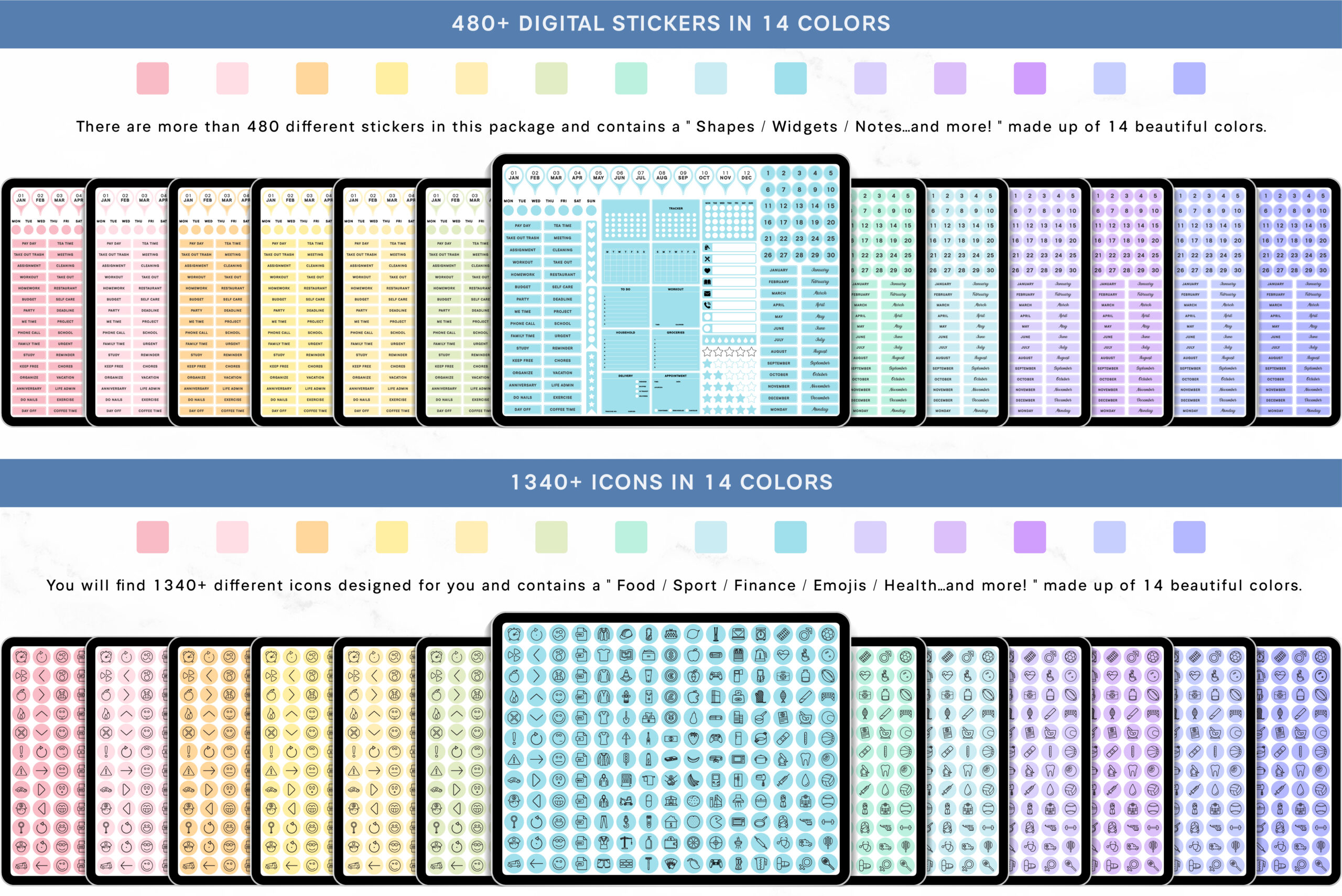 2025 Bundle Digital Planner, Goodnotes Planner - Image 11