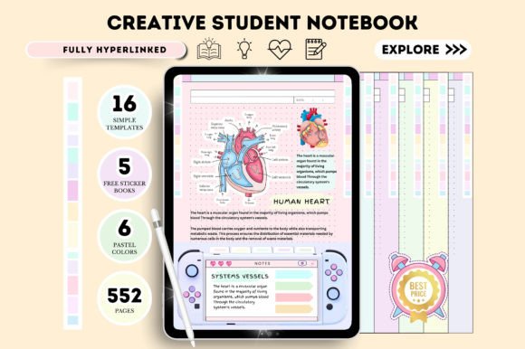 Digital Student Notebook Hyperlinked - Image 2