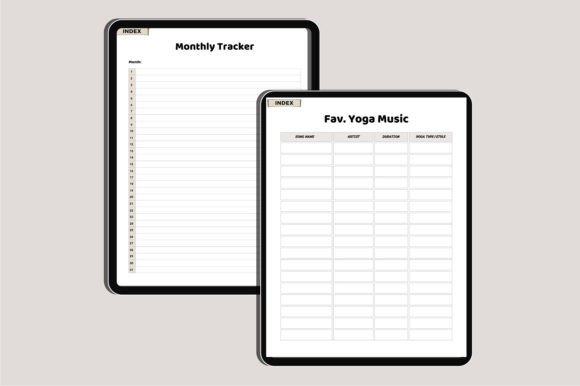 2025 That Girl Digital Planner Canva, Fully Hyperlinked Digital Planner - Image 5