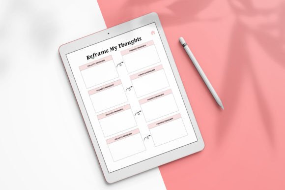 Digital ADHD Brain Dump Planner Canva, Fully Hyperlinked - Image 6