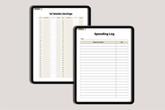 2025 That Girl Digital Planner Canva, Fully Hyperlinked Digital Planner - Image 6