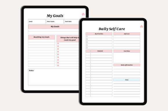 Digital ADHD Brain Dump Planner Canva, Fully Hyperlinked - Image 7